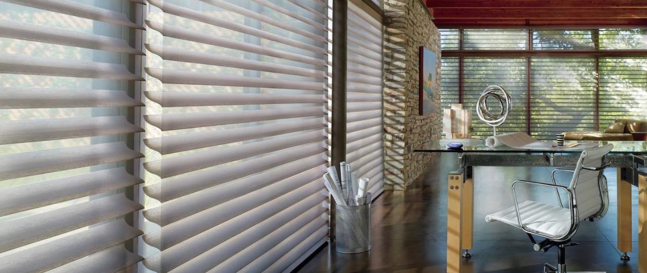 Window treatment options for home offices near Tucson, Arizona (AZ), from Hunter Douglas.