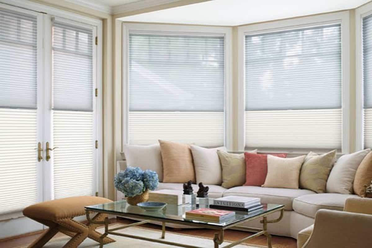 Hunter Douglas Duette® Cellular Shades insulating a Tucson home from noise