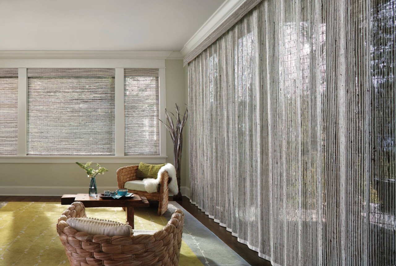 Hunter Douglas woven wood shades near Tucson, AZ